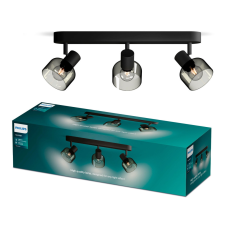 Philips Mennyezeti lámpa Spotlámpa 3x E14 Black Sleet Philips világítás