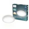 Philips Mennyezeti LED lámpa, plafond, 10W, 1000lm, 2700K, meleg, moiré, csillaghatású, CL200, Philips