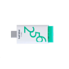 Philips Pen Drive 256GB Philips USB-C 3.2 Gen 1 fehér-zöld (PH115101) (PH115101)