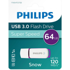 Philips Pendrive USB 3.0 64GB Snow Edition fehér-lila pendrive