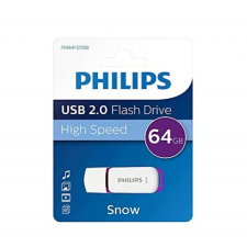 Philips PH668015 Pendrive USB 2.0 64GB Snow Edition fehér-lila pendrive