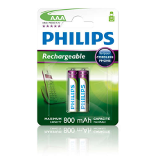 Philips R03B2A80/10 - 2 db töltehető elem AAA MULTILIFE NiMH/1,2V/800 mAh ceruzaelem
