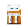 Philips R20L2B/10 - 2 db cink-klorid elem D LONGLIFE 1,5V
