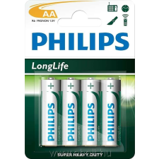 Philips R6L4B/10 AA CINK-SZÉN longlife ceruzaelem