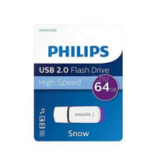 Philips Snow Edition USB 2.0 64GB pendrive (fehér-lila) (PH668015) pendrive