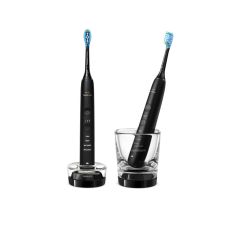 Philips Sonicare DiamondClean 9000 HX9914/54 szónikus elektromos fogkefe dupla csomag (fekete) elektromos fogkefe