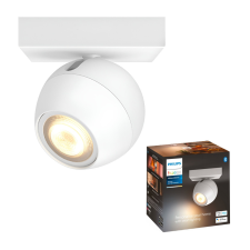 Philips Spotlámpa fali lámpa LED Spot Buckram fehér 5W CCT PHILIPS HUE Bluetooth világítás