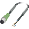 Phoenix Contact 1682566 Érzékelő-/működtető összekötő, konfekcionált M12 Dugó, egyenes 10.00 m Pólusszám: 3 1 db (1682566)