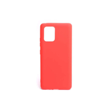 PHONEMAX Matt TPU műanyagtok Samsung Galaxy S10 Lite G770F piros tok és táska