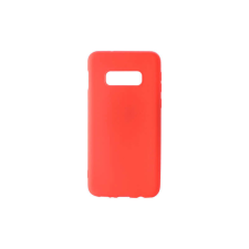 PHONEMAX Matt TPU műanyagtok Samsung Galaxy S10E G970F piros tok és táska