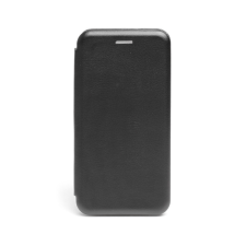 PHONEMAX Smart Diva oldalra nyíló telefontok ívelt sarkokkal iPhone 15 Plus 6.7 colos fekete tok és táska
