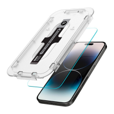 Phoner Apple iPhone 12 / 12 Pro Master Clear Tempered Glass kijelzővédő fólia felhelyező kerettel mobiltelefon kellék