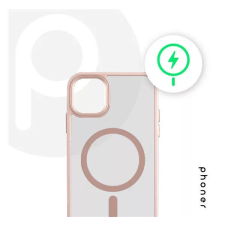Phoner Apple iPhone 13 Pro Hybrid Mag MagSafe kemény hátlap tok, rózsaszín tok és táska