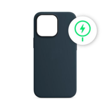 Phoner Apple iPhone 14 Pro Max Magsafe szilikon tok kék (71767) tok és táska