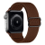 Phoner Dew Apple Watch csatos fonott szövet szíj, 38/40/41mm, barna