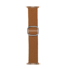  Phoner Hook Apple Watch csatos fonott szövet szíj, 38/40/41mm, kávé okosóra kellék