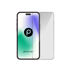 Phoner Master Clear Apple iPhone 15 Plus Tempered Glass kijelzővédő fólia felhelyező kerettel mobiltelefon kellék