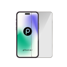 Phoner Master Clear Apple iPhone 15 Tempered Glass kijelzővédő fólia felhelyező kerettel mobiltelefon kellék