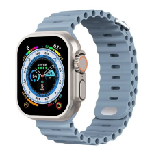  Phoner River Apple Watch 41/40/38 mm szilikon szíj, palakék okosóra kellék