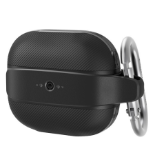 Phoner Rugged Apple Airpods 3 szilikon tok, fekete fülhallgató, fejhallgató tok