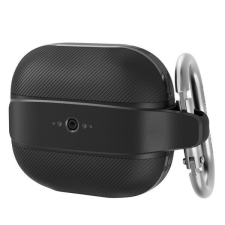 Phoner Rugged Apple Airpods 3 szilikon tok, fekete fülhallgató, fejhallgató tok