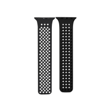 Phoner Spike Apple Watch szilikon szíj, 38/40/41mm, fekete okosóra kellék