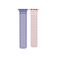 Phoner Spike Apple Watch szilikon szíj, 38/40/41mm, levendula/homok okosóra kellék
