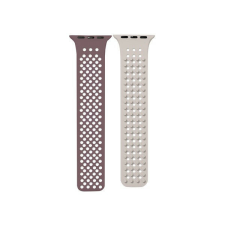  Phoner Spike Apple Watch szilikon szíj, 38/40/41mm, lila/barna okosóra kellék