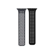  Phoner Spike Apple Watch szilikon szíj, 38/40/41mm, szürke/fekete okosóra kellék