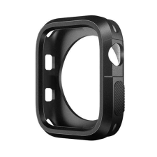 Phoner Twin Apple Watch szilikon tok, 41mm, fekete (72663) okosóra kellék