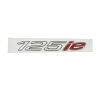 PIAGGIO (OEM) PIAGGIO 656213 '125' felirat matrica, MP3 125 2008-2012 PIAGGIO (OEM) Kategorizálatlan termékek