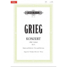  PIANO CONCERTO A MINOR OP 16 URTEXT – Edvard Grieg,Klaus Burmeister idegen nyelvű könyv