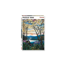 Piatnik 1000 db-os puzzle -Tiffany - Magnolia és Iris (552045) puzzle, kirakós