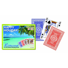 Piatnik Happy holiday plasztik römi kártya, 2*55 lap kártyajáték