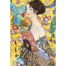 Piatnik Klimt Hölgy legyezővel 1000 db-os puzzle (PI19265-182) - Kirakós, Puzzle puzzle, kirakós