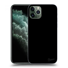 Picasee Fekete szilikon tok az alábbi mobiltelefonokra Apple iPhone 11 Pro Max - Clear tok és táska