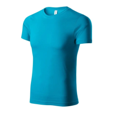 Piccolio P73 Paint unisex póló türkiz színben