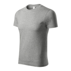 Piccolio P73 Piccolio Paint unisex póló sötétszürke melírozott - L