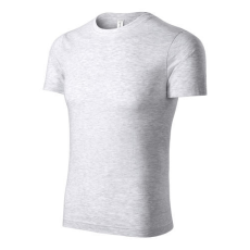 Piccolio P73 Piccolio Paint unisex póló világosszürke melírozott