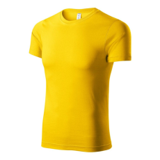 Piccolio P74 Peak unisex póló sárga színben