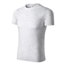 Piccolio P74 Peak unisex póló világosszürke melírozott színben munkaruha