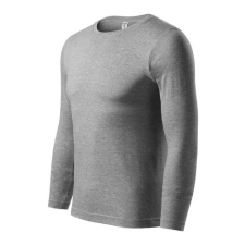 Piccolio P75 Piccolio Progress LS unisex pólók sötétszürke melírozott - M munkaruha