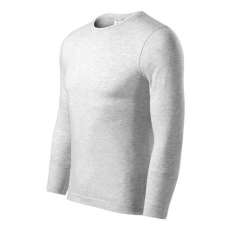 Piccolio P75 Piccolio Progress LS unisex pólók világosszürke melírozott - M