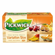 Pickwick Fekete tea pickwick ízesített sárga variációk cseresznye-trópusi-mangó-sárgadinnye 20 filter/doboz 4 060 131 tea