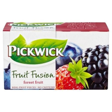 Pickwick Gyümölcstea, 20x1,75 g, PICKWICK &quot;Fruit Fusion&quot;, erdei gyümölcs tea