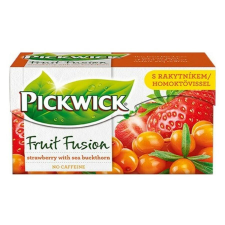 Pickwick Gyümölcstea PICKWICK Fruit Fusion eper-homoktövis 20 filter/doboz tea