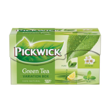  PICKWICK Zöld tea, 20x2 g, PICKWICK &quot;Zöld tea Variációk&quot;, citrom, jázmin, earl grey, borsmenta tea