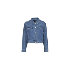 Pieces Farmerkabátok PCTESSIE LS DNM JACKET MB873 Kék EU S