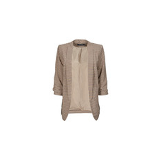 Pieces Kabátok / Blézerek PCBOSS 3/4 PRINTED BLAZER Barna EU L blézer