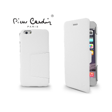Pierre Cardin Apple iPhone 6 Plus flipes slim tok - Pierre Cardin DeLuxe Slim Folio - fehér tok és táska